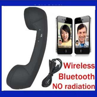 Free shipping new arrival wireless bluetooth retro handset for smartphones