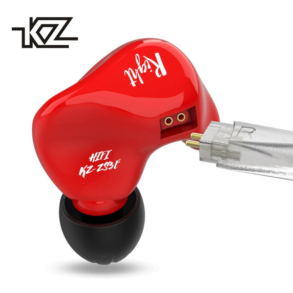 KZ ZS3E/ZS3 Earphones Dynamic HIFI Stereo Headset In Ear Monitor Red Sport Headphone Earbuds 11.11 Limited Version Headphones