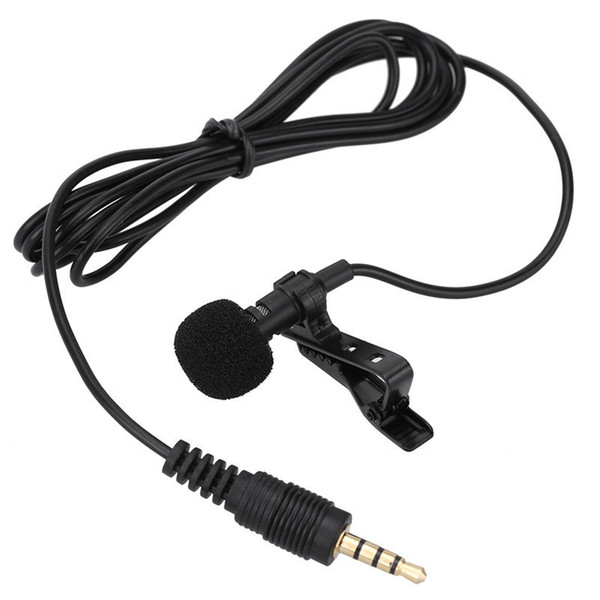 SZAICHGSI 1pcs Collar Microphones Phone Microphone 3.5 mm Jack Hands-free Lapel Mini Wired Condenser Karaoke OK Mic for iPhone Samsung