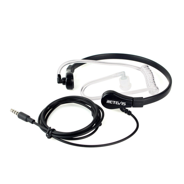 1 Pin 3.5mm Throat MIC Earpiece Covert Air Tube Earpiece For IPHONE Samsung HTC