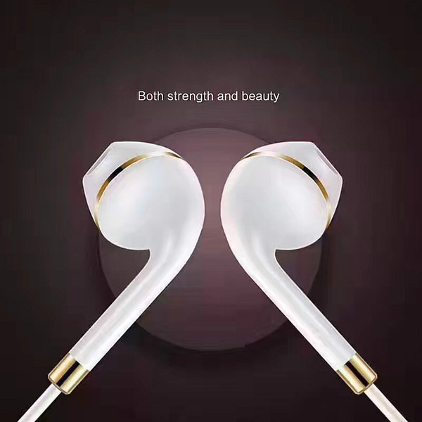 Type-C Earphones New USB Interface Flat Headphones In-Ear Phone Headphones Wired with Microphone Earphones