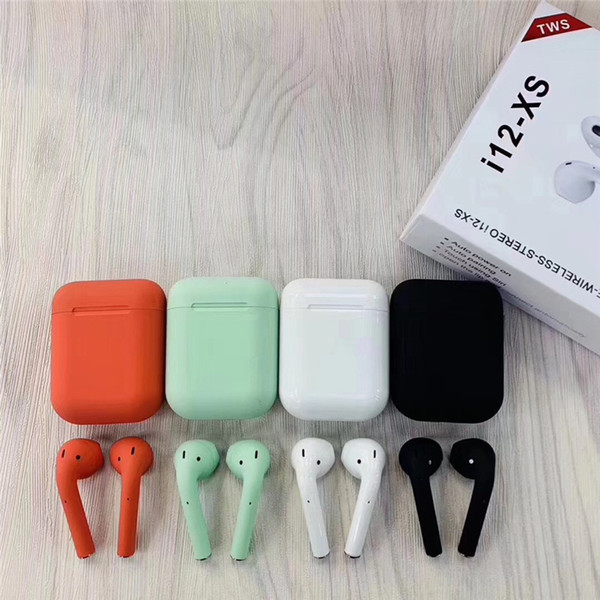 I12 TWS Mini Bluetooth 5.0 Earphone Sports Sweatproof True Wireless Touch Earbuds Super Stereo Bass Binaural Call Earphones Pk I10 I11 Tws