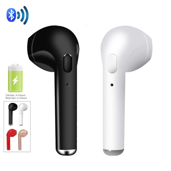 I7 i7s TWS Wireless Earpiece Bluetooth Earphones Earbuds Headset With Mic for iPhone sunsung xiaomi huawei lenovo htc LG TCL ect