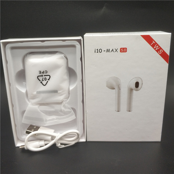 i10 Max tws Bluetooth 5.0 Earphones Wireless Earbuds Stereo MUsic Headphone With Mic For IPhone Xiaomi Mobile Android Ios Phones