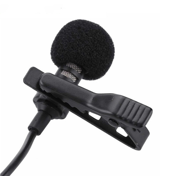 SZAICHGSI Collar Microphones Phone Microphone 3.5 mm Jack Hands-free Lapel Mini Wired Condenser Karaoke OK Mic for iPhone Samsung