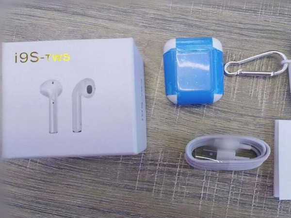 I9s wireless bluetooth headset to ear tws bluetooth headset stereo earbuds for IPhone X 8 7 Plus For IOS Android Phone