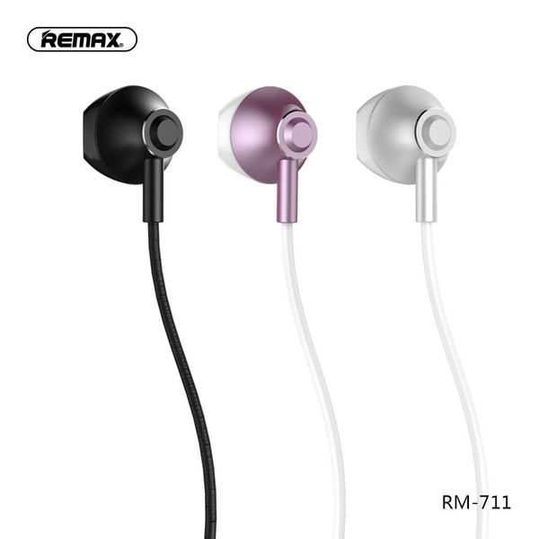 Remax Brand In-Ear Earphone With Microphone 3.5mm Jack Wired Headphones For Xiaomi Huawei Mobile Phone HIFI Common Headphone