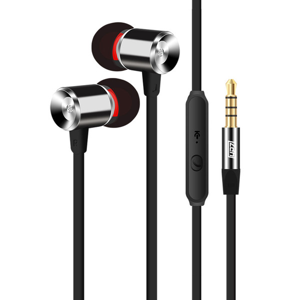 Wired Metal With Mic Earphone 3.5mm HD HiFi In Ear Monitor Bass Stereo Earbuds For LeEco LeTV Le Coolpad Cool1 Cool 1 Max 1S