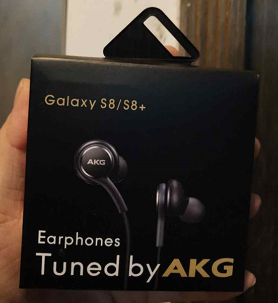 New S8 Headset Genuine Black In-Ear Headphones EO-IG955BSEGWW Earphones Handsfree For Samsung Galaxy S8 & S8 Plus OEM Earbuds DHL