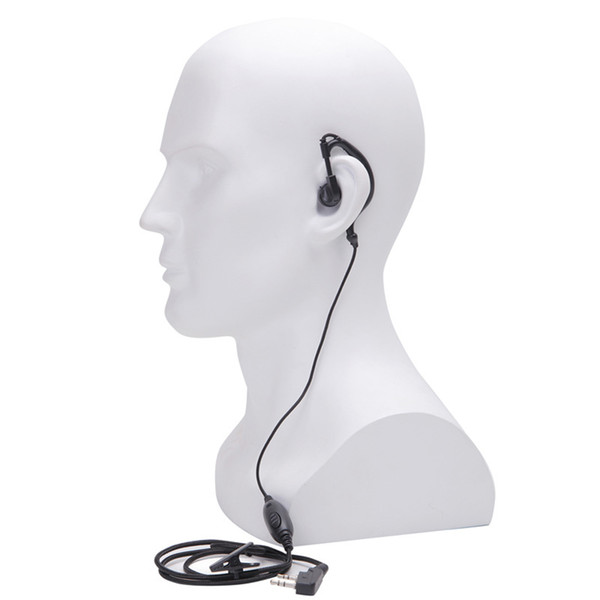 2 Pin Ham Radio Earpiece For Baofeng BF-888S UV5R Walkie Talkie Accessories Earwear Unilateral Two Way Headphone Earphone K-Plug