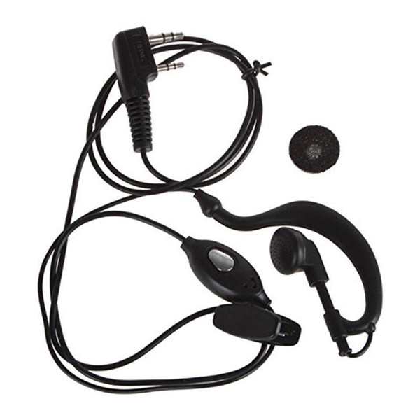 2 Pin PTT Earpiece Earphone Interphones Mic For Baofeng UV-5R Plus BF-888s GT-3 Two Way Radio K Type