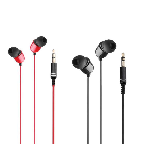 Universal 3m In-Ear Earphone Monitor Headphones 3.5mm Line Plug Headset HiFi Stereo Earbuds For Mobile Phone