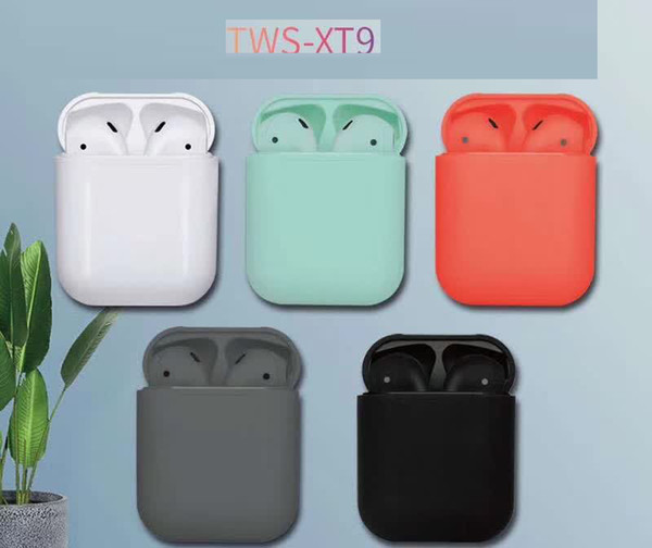 XT9 TWS Bluetooth V5.0 Headset Wireless Earphones Touch Control Double Call Earbuds for IOS phone PK I12 LK TE8 i11 air pods