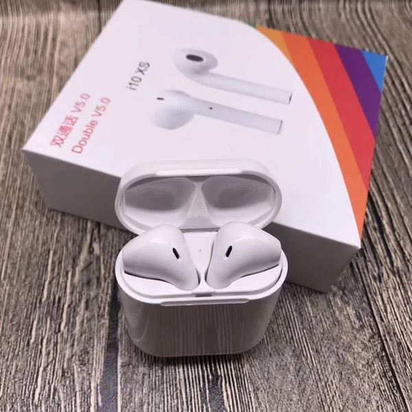 Original i10 xs TWS 1:1 mini Air pods Wireless Bluetooth 5.0 stereo bass sport earbuds pk i11 I13 i14 tws For All smartphones