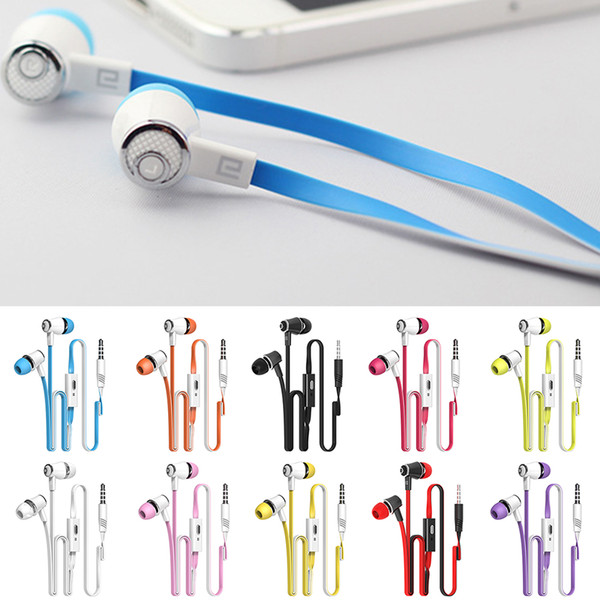 High Quality 3.5MM In Ear Stereo Bass Earphones With Mic Stereo Earbuds for mobile phone MP3 MP4