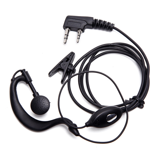 Universal Two Ways Ham Radio Earpiece For Baofeng BF-888S UV5R Walkie Talkie 992 Earwear Unilateral Headphone Earphone K-Plug