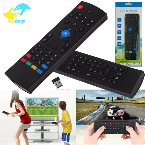 2.4G Remote Control MX3 Air Mouse Wireless Mini Keyboard With IR Learning Mode smart Remote Control Keyboard for Android TV Box