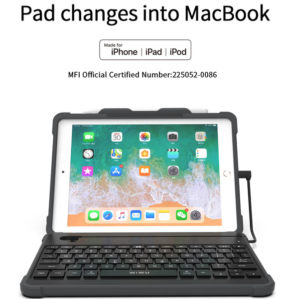Armor Keyboard Case for iPad 9.7 2018 A1893/A1954(9.7-inch)
