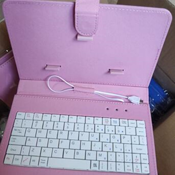 universal keyboard case flip PU leather cases mirco USB mini keyboards portable cover stand holder for samsung s8 s7 edge 4.2 to 6.5 inch