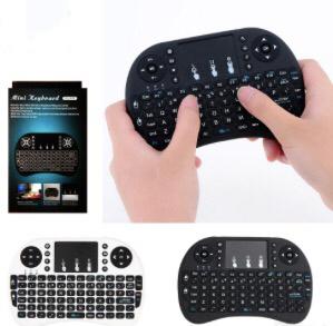 Wireless Keyboard rii i8 keyboards Fly Air Mouse Multi-Media Remote Control Touchpad Handheld for TV BOX Android Mini PC B-FS