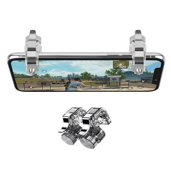 Metal PUBG Mobile Trigger Gamepad Gaming L1R1 Shooter Pubg Mobile Controller Smart Phone Fire Button Aim Key Joystick For iPhone