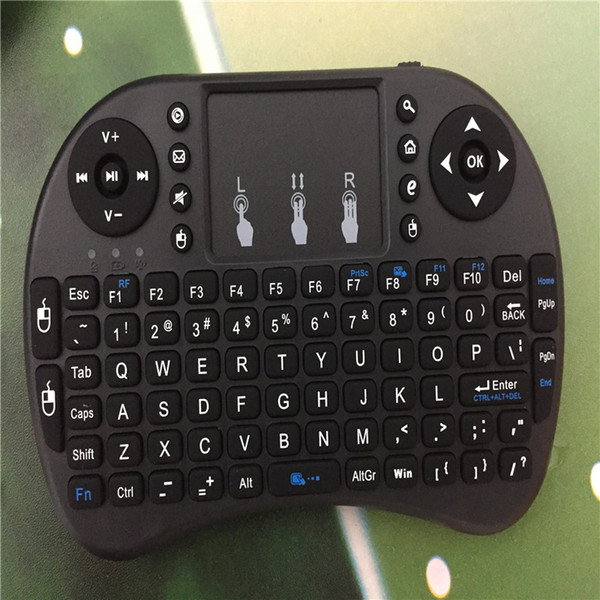 Mini Rii i8 Wireless Keyboard 2.4G English Air Mouse Keyboard Remote Control Touchpad for Smart Android TV Box Notebook Tablet Pc