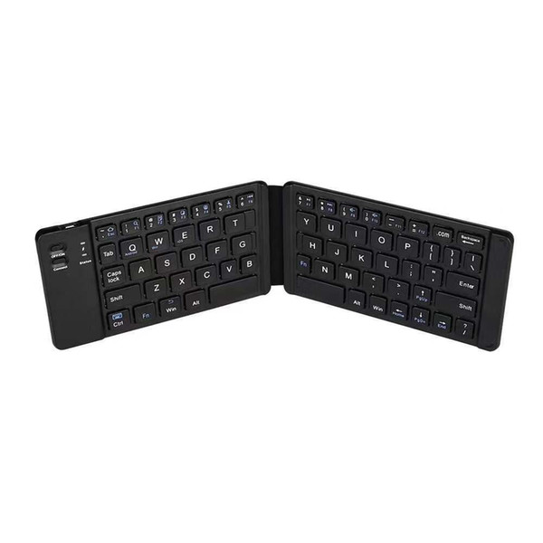Portable Mini Folding Wireless Keyboard Traval Bluetooth Foldable Wireless Keypad for Iphone Android Smartphone Laptop Tablet Ipad PC