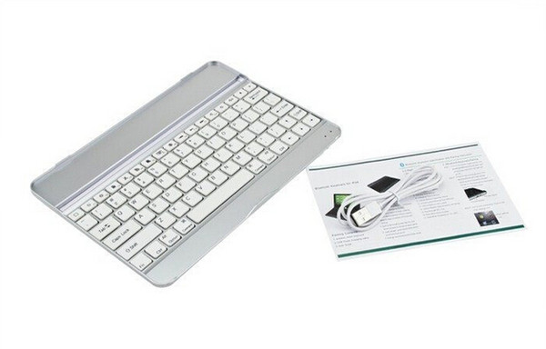 Ultra-thin Bluetooth Keyboard in Aluminium material for iPad 5 iPad Air 9.7 inch Tablet W2092