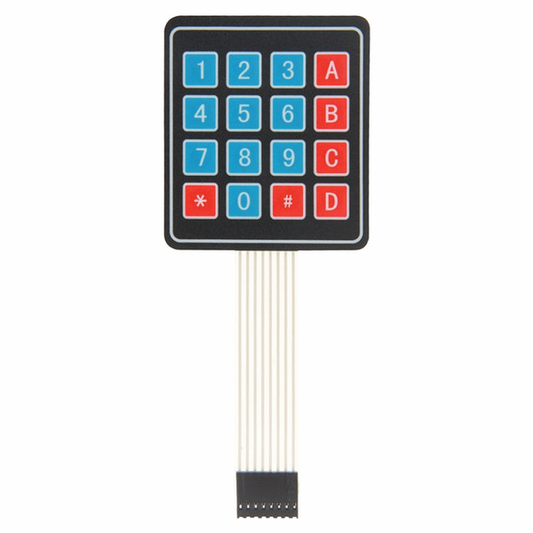 Wholesale-10 Pcs 4*4 Matrix Array 16 Keys Membrane Switch Keypad, Pack of 10