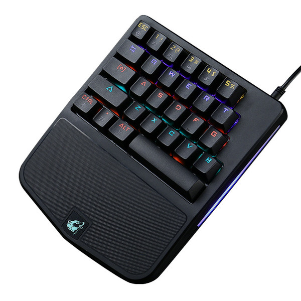 New products K1 mobile game external mechanical keyboard dropship 8.2 one-hand game mechanical keyboard one-hand operation mobile phone ex