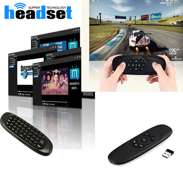 Fly Air Mouse H2 Wireless Keyboard Games Android Remote Control Gravity Rechargeable 2.4 GHz keyboard For Smart TV Box