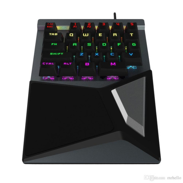 Pop Products K9 Mobile Game External Mechanical Keyboard Dropship 8.2 One-hand Game Mechanical Keyboard One-hand Operation Mobile Phone Ex