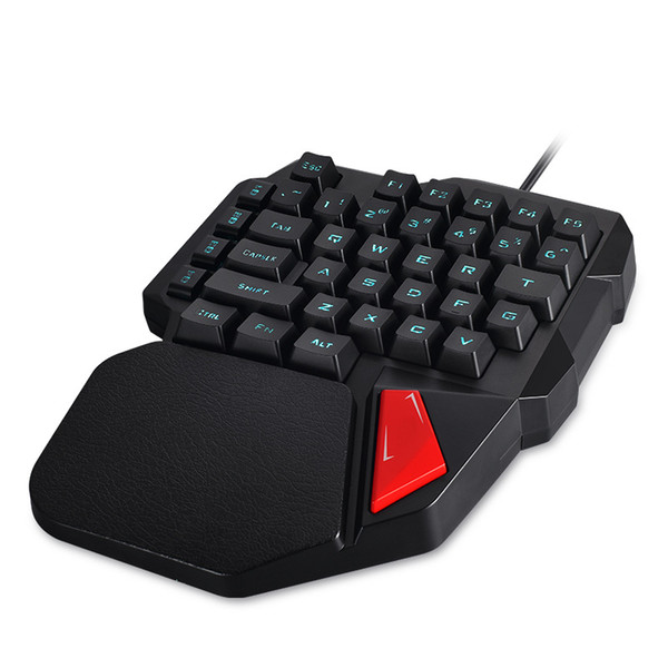 New products K108 mobile game external mechanical keyboard dropship 8.2 one-hand game mechanical keyboard one-hand operation mobile phone ex
