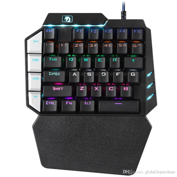 Products K109 Mobile Game External Mechanical Keyboard Dropship 8.2 One-hand Game Mechanical Keyboard One-hand Operation Mobile Phone Ex