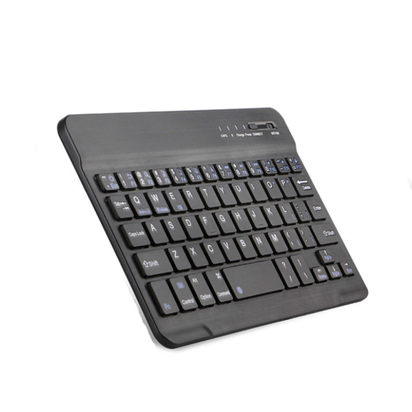 Rechargeable Bluetooth Keyboard, Dual Channel Multi-Device Universal Wireless Bluetooth Keyboardwith Sturdy Stand for Tablet Smartphone PC