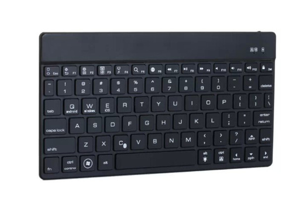 Wireless Bluetooth 3.0 Keyboard Ultra Slim Aluminium LED Backlight Keyboard suitable for Android Windows IOS Devices F3S/F3