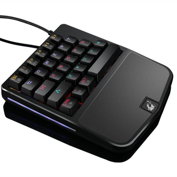 Pop Products K1 Mobile Game External Mechanical Keyboard Dropship 8.2 One-hand Game Mechanical Keyboard One-hand Operation Mobile Phone Ex