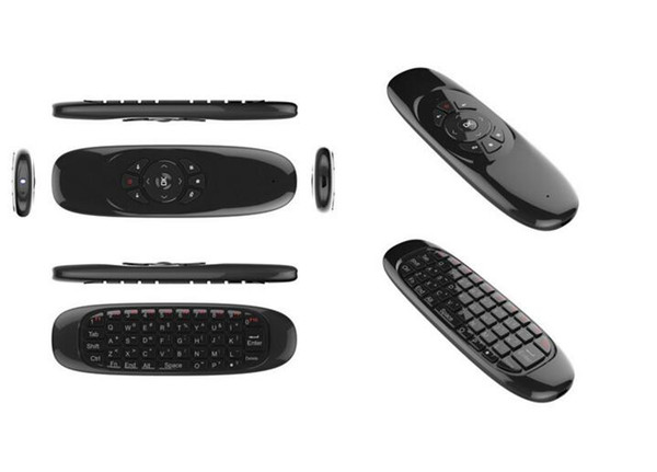 Fly Air Mouse C120 Wireless 2.4G Game Keyboard Android Remote Controller Rechargeable Keyboard For Smart TV Mini PC Game Console