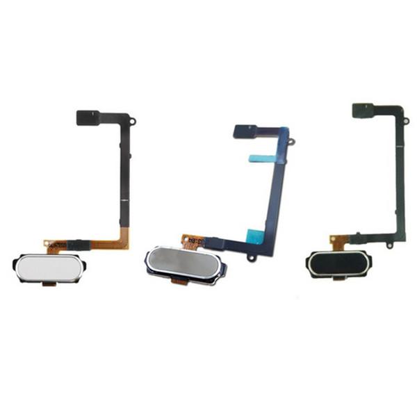 Wholesale-The New Home Button with Flex Cable For Galaxy S6 Edge G925 G925A G925V G925P G925T G925F Replacement High Quality+Free Shipping