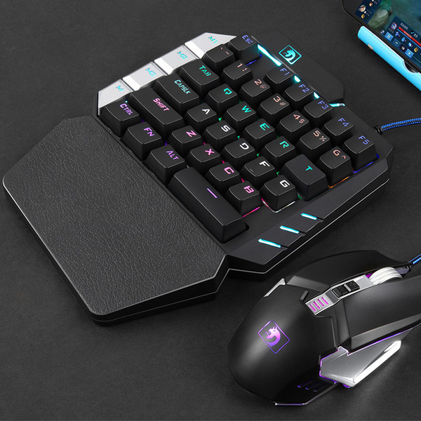 New au K109 mechanical keyboard gun to the throne of god one hand left hand keypad mobile game external wholesale