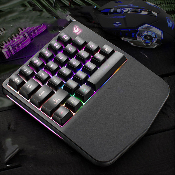 It is the new free Wolf K11 single-hand keyboard mechanical touch game left pistol throne mobile game keyboard wholesale