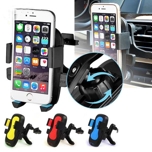 Universal Car Air Vent Mount Phone Holder Adjustable car phone holder 360 Rotating With Package