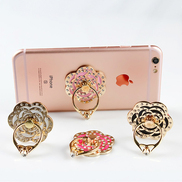 2016 New and hot Creative phone ring stents Metal backing ring mobile phone holder Cell Phone bracket love metal 360 Degree ring Holder