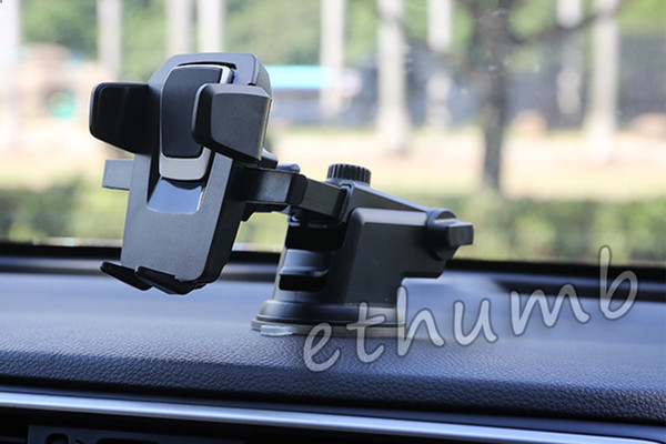 2017 car adhesive disc automatic lock phone holder, general for any mobile phone,Apply to the instrument desk, windshield, desktop DHL Free