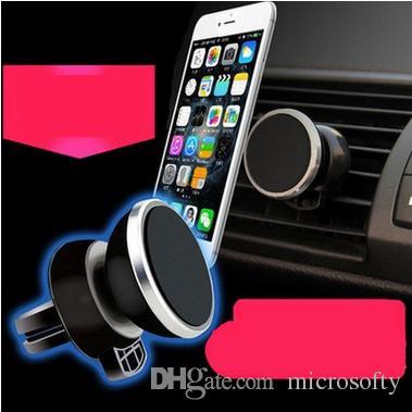 Car phone holder magnetic out of the air mobile phone rack magnet car stent magnet car with mobile phone supplies