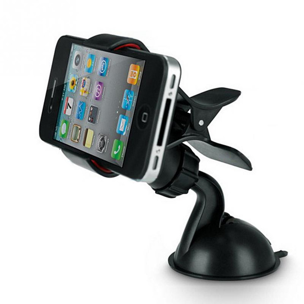 New car phone stand GPS Cellphone Holder For Car, Mini ABS Mobile Phone Support, Silicone Sucker Type GPS Holde