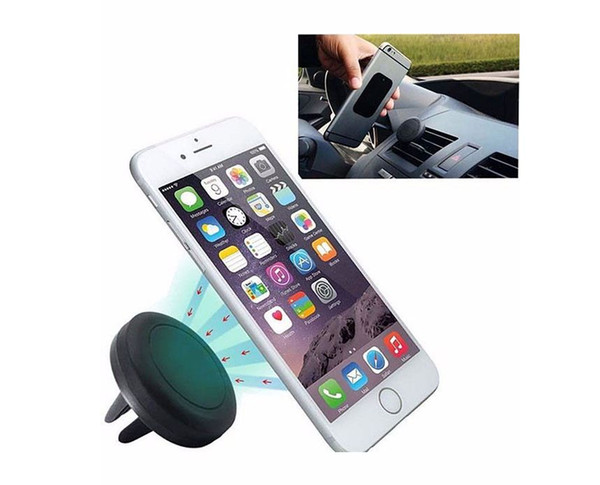 Universal Air Vent Magnetic Phone Car Mount Holder with Fast Swift-Snap Technology for Iphone X 8 7 Samsung Smartphones Mini Tablets