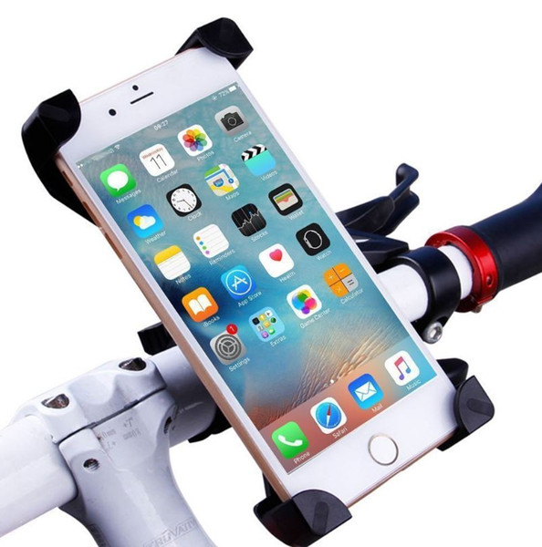 Universal Motorcycle Bicycle MTB Bike Handlebar Mount Holder phone Clip Stand Bracket For Iphone X 8 7 6 5 Samsung GPS .