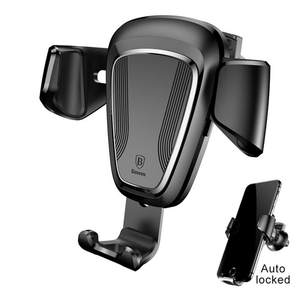 Gravity Car Holder For iPhone 8 7 6 Samsung S8 Phone Grip 360 Degree GPS Air Vent Clip Mount Mobile Phone Holder Stand