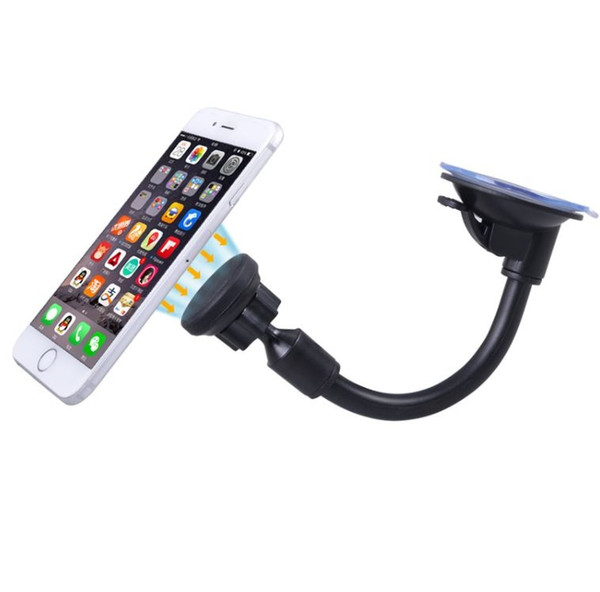 Universal Mobile Phone Dashboard/Windshield Car Long Gooseneck Magnetic Holder Stand Mount for Gps Smartphone Cellphone